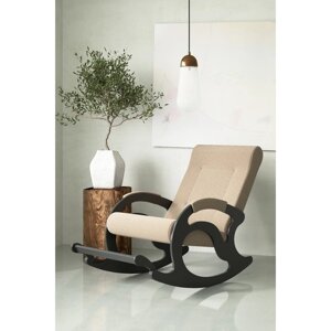 Кресло-качалка "Тироль", 1320 640 900 мм, ткань, цвет песок