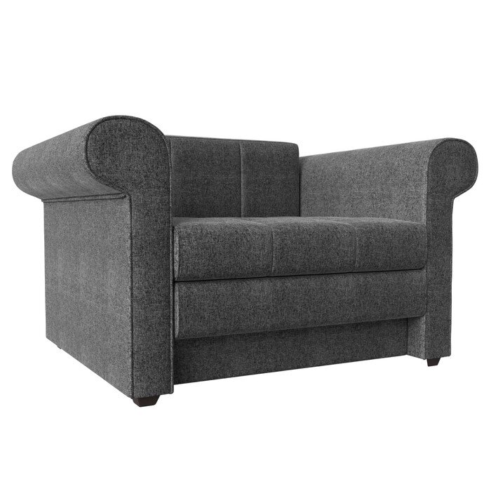 Кресло-кровать "Берли", механизм еврософа, рогожка, цвет серый от компании Интернет-гипермаркет «MALL24» - фото 1
