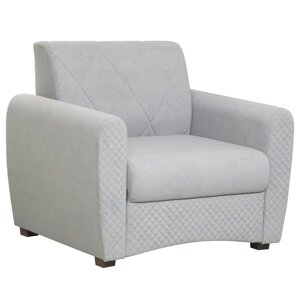 Кресло-кровать "Эдвин", велюр, цвет прага туман