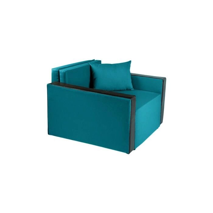 Кресло- кровать "Милена-2" AZURE/Экокожа черная от компании Интернет-гипермаркет «MALL24» - фото 1