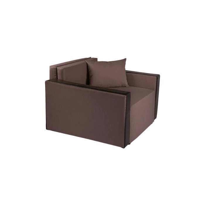 Кресло- кровать "Милена-2" DIMROSE/Экокожа черная от компании Интернет-гипермаркет «MALL24» - фото 1