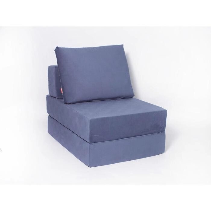 Кресло-кровать "Окта", размер 75x100 см, цвет черничный, велюр от компании Интернет-гипермаркет «MALL24» - фото 1