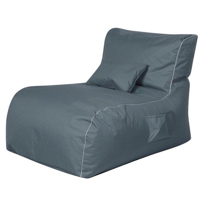 Кресло-лежак, цвет серый от компании Интернет-гипермаркет «MALL24» - фото 1