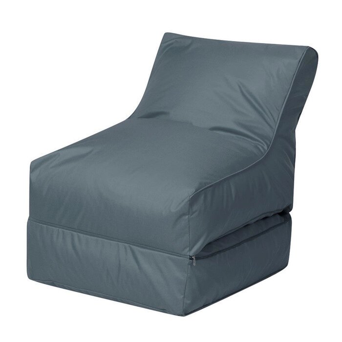 Кресло-лежак, раскладной, цвет серый от компании Интернет-гипермаркет «MALL24» - фото 1