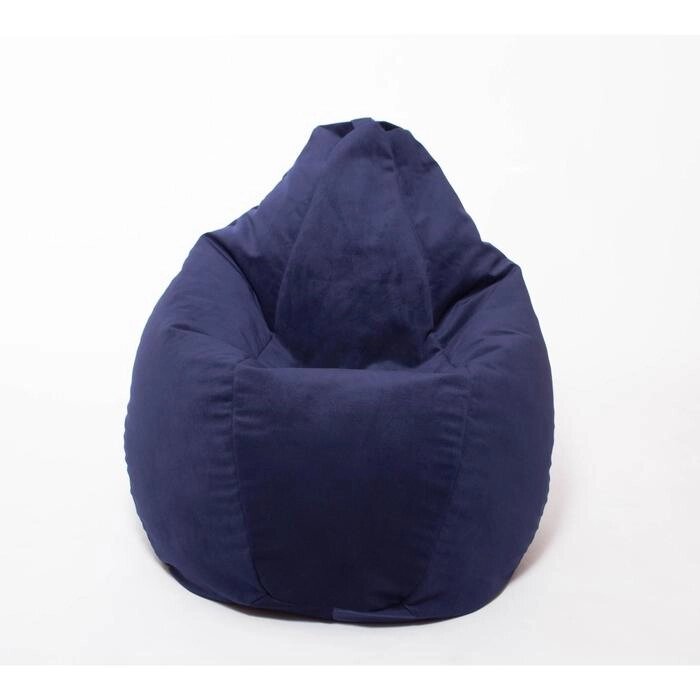 Кресло-мешок "Груша" большое, диаметр 90 см, высота 135 см, цвет кобальт от компании Интернет-гипермаркет «MALL24» - фото 1