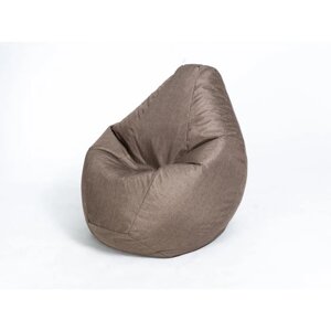 Кресло-мешок "Груша" большое, диаметр 90 см, высота 135 см, цвет коричневый