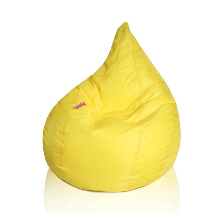 Кресло - мешок "Груша", диаметр 90, высота 140, цвет жёлтый от компании Интернет-гипермаркет «MALL24» - фото 1