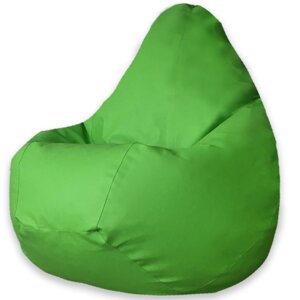 Кресло-мешок "Груша", экокожа, размер 2ХL, цвет зелёный