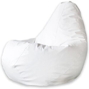 Кресло-мешок "Груша", экокожа, размер 3ХL, цвет белый