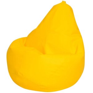 Кресло-мешок "Груша", экокожа, размер XL, цвет жёлтый