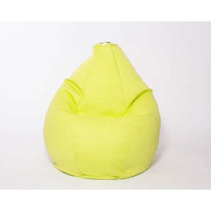 Кресло-мешок "Груша" малое, диаметр 70 см, высота 90 см, цвет салатовый от компании Интернет-гипермаркет «MALL24» - фото 1