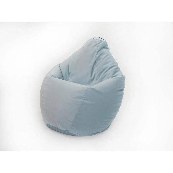 Кресло-мешок "Груша малое", размер 90x70 см, мятный, велюр от компании Интернет-гипермаркет «MALL24» - фото 1