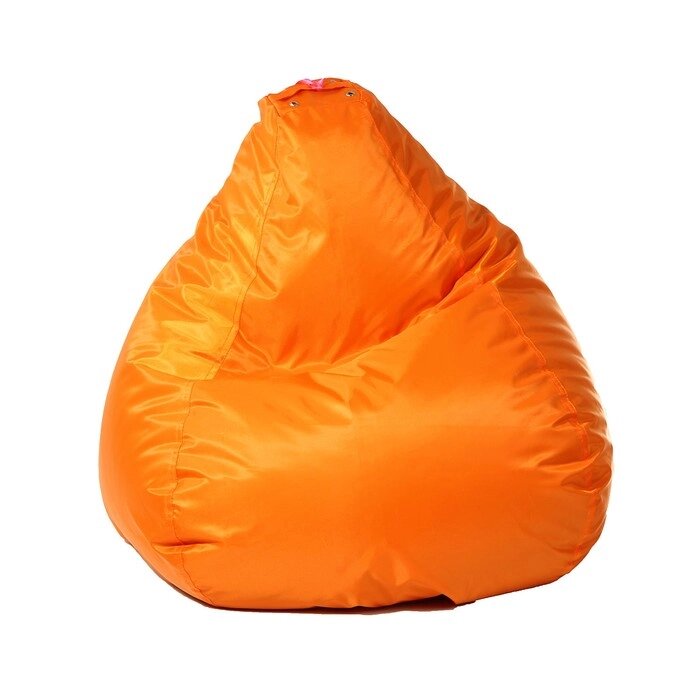Кресло-мешок "Малыш", диаметр 70 см, высота 80 см, цвет оранжевый от компании Интернет-гипермаркет «MALL24» - фото 1