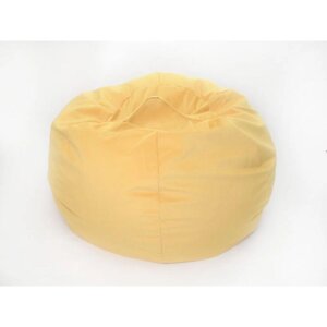 Кресло-мешок "Орбита", размер 45x100 см, цвет лимонный, велюр