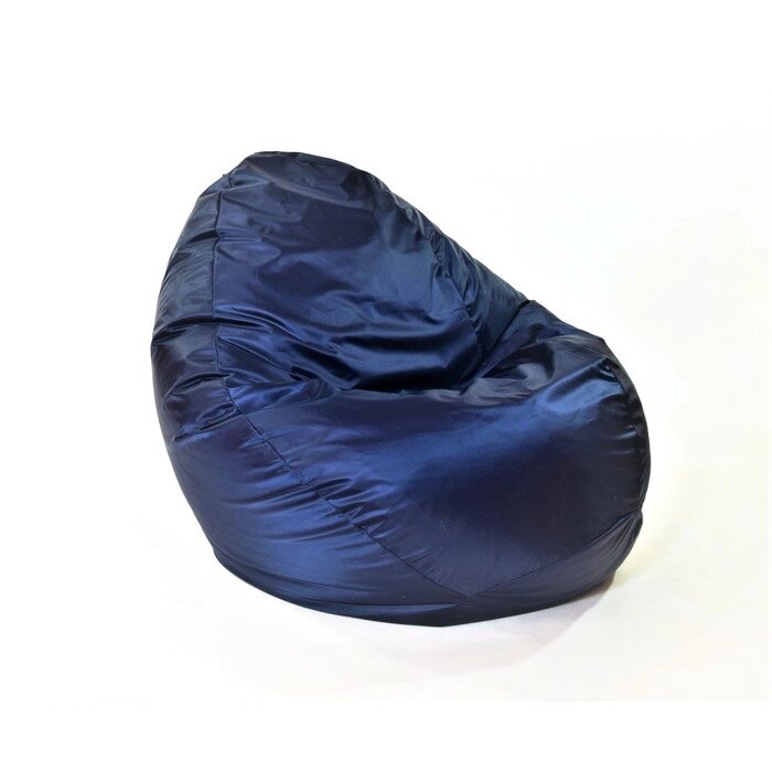 Кресло-мешок "Стади", размер 80x130 см, водоотталкавающая ткань, цвет черно-синий от компании Интернет-гипермаркет «MALL24» - фото 1