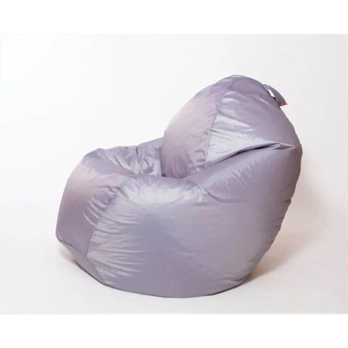 Кресло-мешок "Стади", размер 80x130 см, водоотталкавающая ткань, цвет серый от компании Интернет-гипермаркет «MALL24» - фото 1