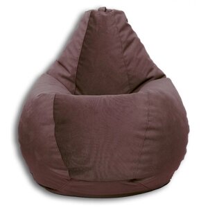 Кресло-мешок "Стандарт" , размер 110x90x90 см, ткань велюр, цвет LIBERTY 32 коричневый