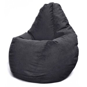 Кресло-мешок "Стандарт" , размер 110x90x90 см, ткань велюр, цвет Maserrati 20 чёрный