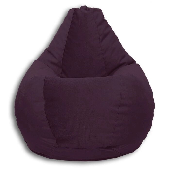 Кресло-мешок XL , размер 125x95x95 см, ткань велюр, цвет Карат 105 от компании Интернет-гипермаркет «MALL24» - фото 1