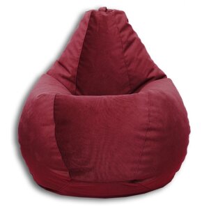Кресло-мешок XL , размер 125x95x95 см, ткань велюр, цвет Карат 14
