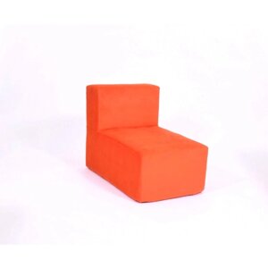 Кресло-модуль "Тетрис", размер 50 80 см, оранжевый, велюр