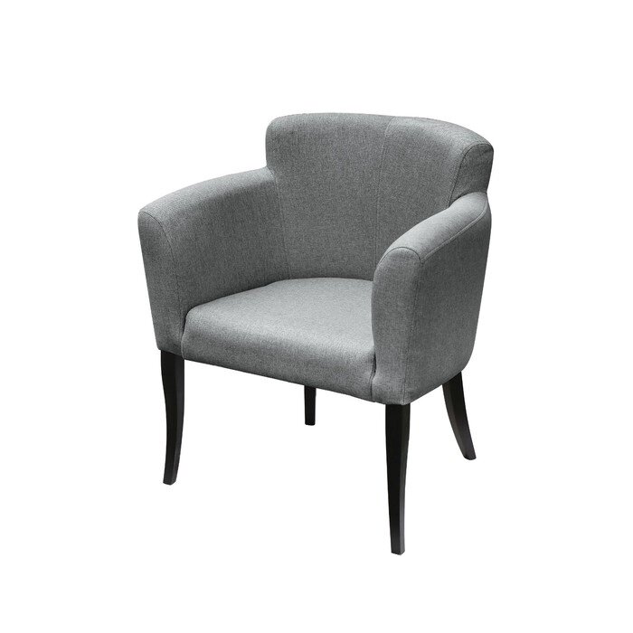 Кресло "Неаполь", ткань китон, опоры венге, цвет серый от компании Интернет-гипермаркет «MALL24» - фото 1