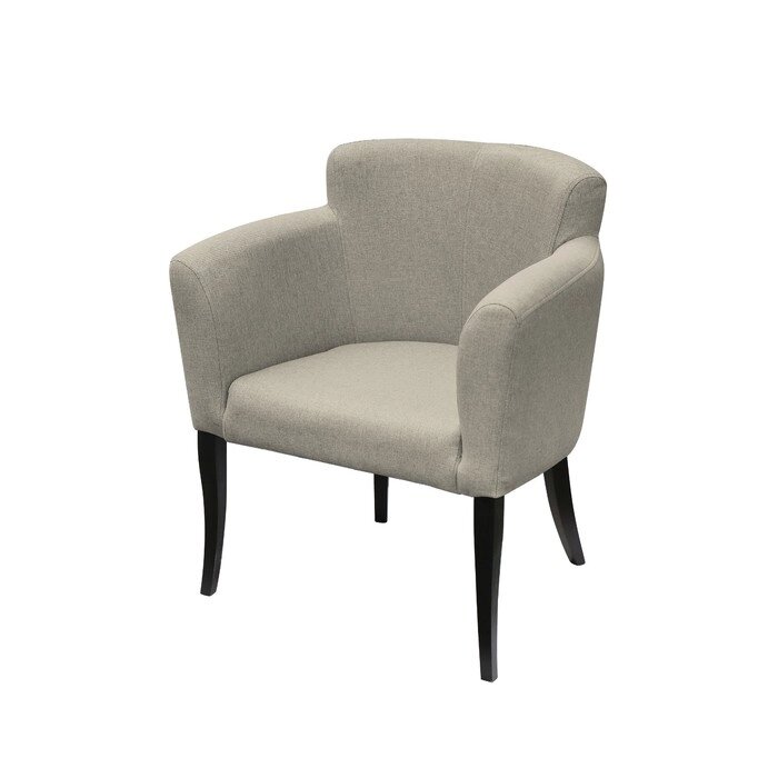 Кресло "Неаполь", ткань велюр, опоры массив венге, цвет боне от компании Интернет-гипермаркет «MALL24» - фото 1