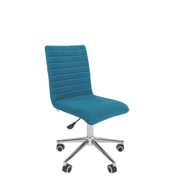 Кресло офисное "Chairman" 020 ткань, бирюзовое от компании Интернет-гипермаркет «MALL24» - фото 1