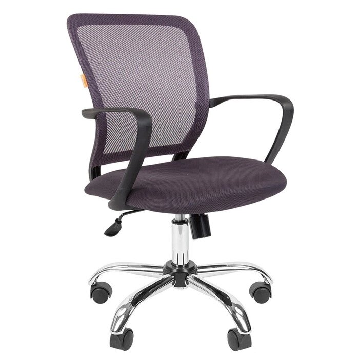 Кресло офисное "Chairman" 698 TW-04 хром, серое от компании Интернет-гипермаркет «MALL24» - фото 1