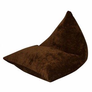 Кресло "Пирамида", микровельвет, цвет коричневый