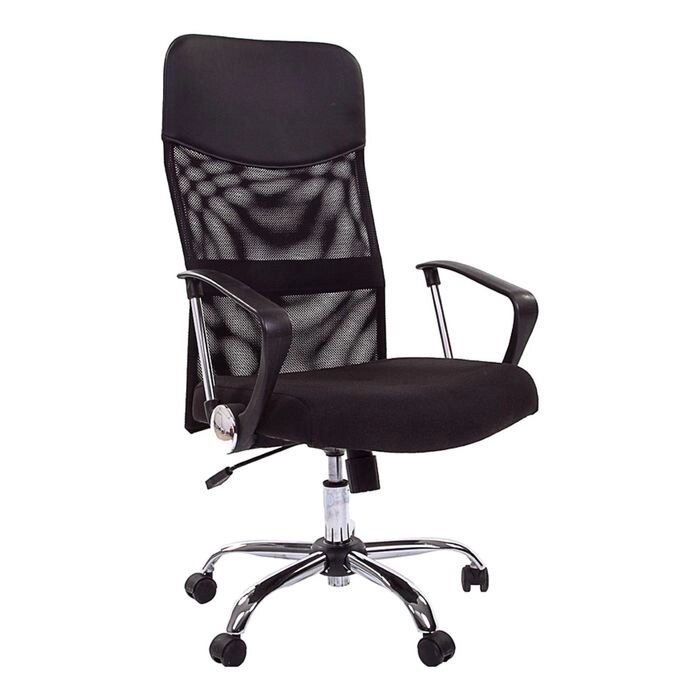 Кресло руководителя Chairman 610 ткань чёрная от компании Интернет-гипермаркет «MALL24» - фото 1