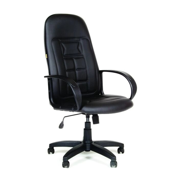 Кресло руководителя Chairman 727 Терра  матовый черный. от компании Интернет-гипермаркет «MALL24» - фото 1