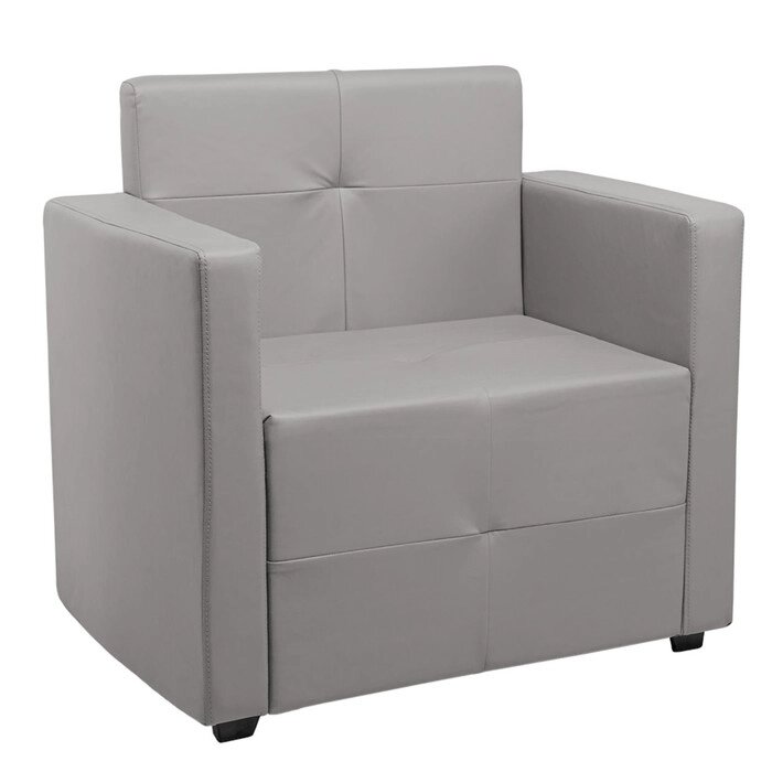 Кресло "Ситено", серый экокожа от компании Интернет-гипермаркет «MALL24» - фото 1