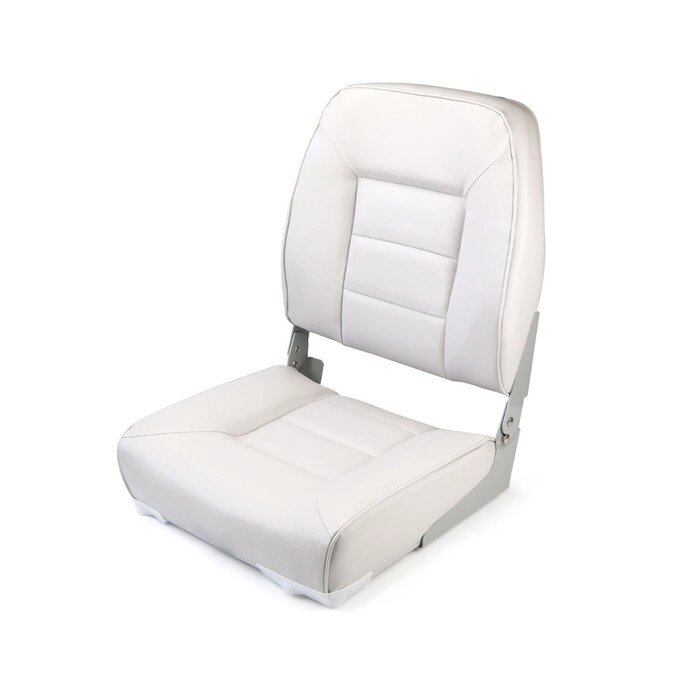 Кресло складное мягкое Skipper SK75122G, алюминий, серое от компании Интернет-гипермаркет «MALL24» - фото 1