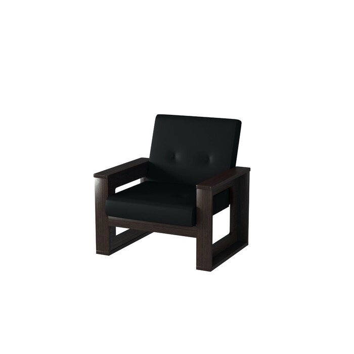 Кресло "Стикер" №5 люкса блэк от компании Интернет-гипермаркет «MALL24» - фото 1