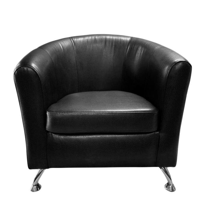 Кресло "Во" экокожа TEOS BLACK от компании Интернет-гипермаркет «MALL24» - фото 1