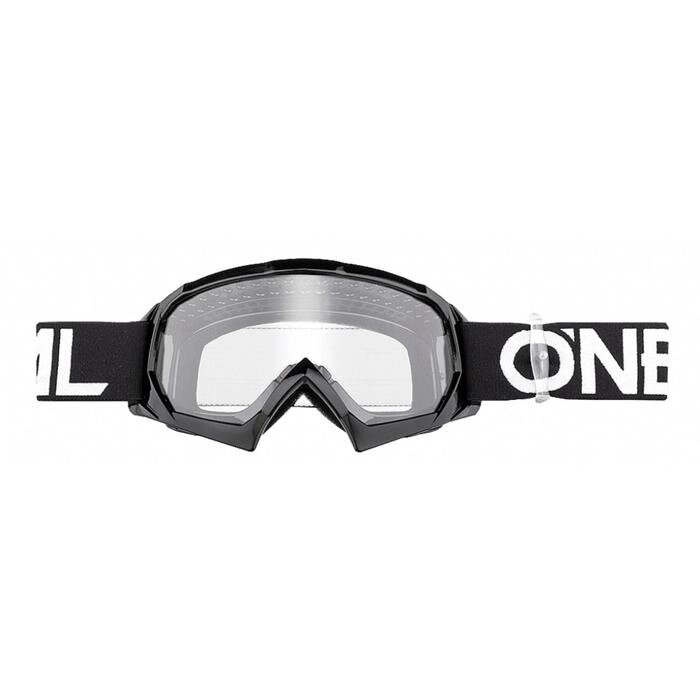 Кроссовая маска O’NEAL B-10 Youth, черный, прозрачная линзы от компании Интернет-гипермаркет «MALL24» - фото 1