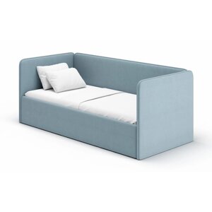 Кровать-диван Leonardo, боковина большая, 160х70 см, цвет голубой