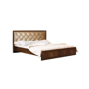 Кровать двойная с ПМ "Габриэлла", 140 200 см, цвет дуб кальяри / дуб коньяк