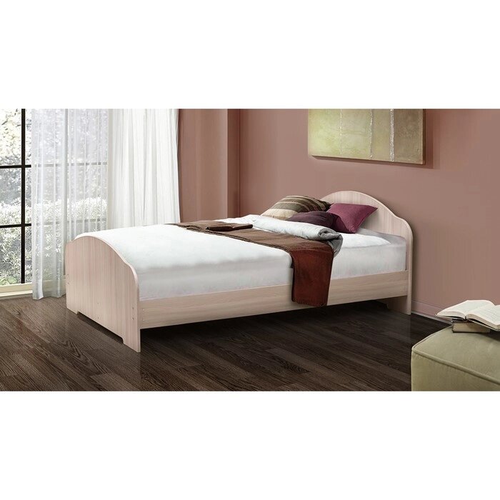 Кровать на уголках №1, 900  2000 мм, цвет млечный дуб от компании Интернет-гипермаркет «MALL24» - фото 1