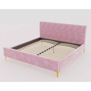 Кровать Рошаль с орт. основанием 1800х2000 Розовый Велюр