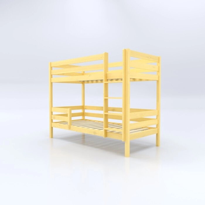 Кровать "Савушка-01", 2-ярусная, без окрашивания, 90х200 см от компании Интернет-гипермаркет «MALL24» - фото 1