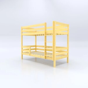 Кровать "Савушка-01", 2-ярусная, без окрашивания, 90х200 см