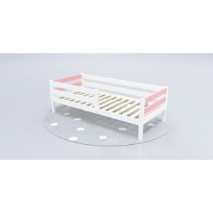 Кровать "Савушка"03, 1-ярусная, цвет розовый, 90х200