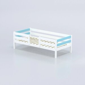 Кровать "Савушка-04", 1-ярусная, цвет голубой, 90х200 см