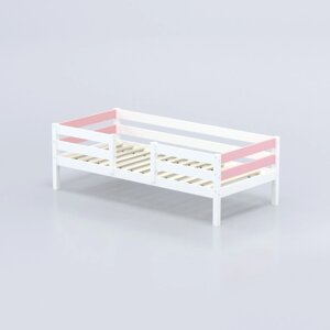 Кровать "Савушка-04", 1-ярусная, цвет розовый, 90х200 см