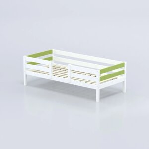 Кровать "Савушка-04", 1-ярусная, цвет зелёный, 90х200 см