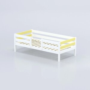 Кровать "Савушка-04", 1-ярусная, цвет жёлтый, 90х200 см