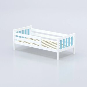 Кровать "Савушка-07", 1-ярусная, цвет голубой, 90х200 см