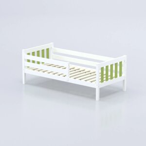 Кровать "Савушка-07", 1-ярусная, цвет зелёный, 90х200 см